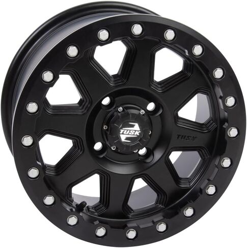 4/137 Tusk Uinta Beadlock Wheel 15x7 5.0 + 2.0 Matte Black in Saudi Arabia