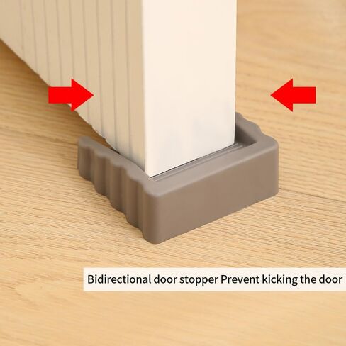 Safety Door Stopper 1pc Creative Windproof Stopper, Plastic Matte Finish Wedge, Safety Door Blocker for Bottom, Anti-Collision Door Stopper in Saudi Arabia