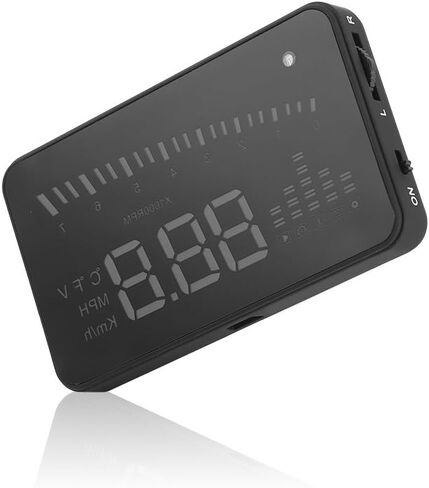 3 '' CAR HUD ADEX DISPLAY OPCOPBOARDOR CONTINGURE مع واجهة OBDII/EUOBD ، نظام تحذير السرعة ، سرعة السيارة MPH/KPM CAR ELECTRICAL SOPS in Saudi Arabia