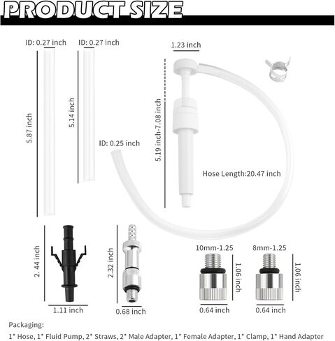Transmission Fluid Pump Kit with 3/8" Swivel,Transmission Fluid Transfer Pump Kit with 8mm & 10mm Male Adapters,Multi-Purpose Gear Oil Pumps for Oil & Water Transporting in Saudi Arabia
