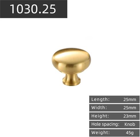 سحب النحاس الصلب مقبض مقبض درج المطبخ الباب 1pcs (25 مم) in Saudi Arabia