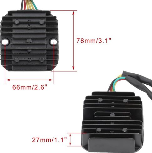 WOOSTAR 6 Pin Voltage Regulator Rectifier Replacement for 1979-1986 CM400 CM450 CH 125cc 150cc 250cc Moped Scooter in Saudi Arabia
