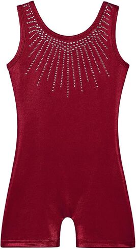 Baohulu Leotard for Toddler Girls Shorts Shorts Sparkle Embroidery Tank Biketards One in Saudi Arabia
