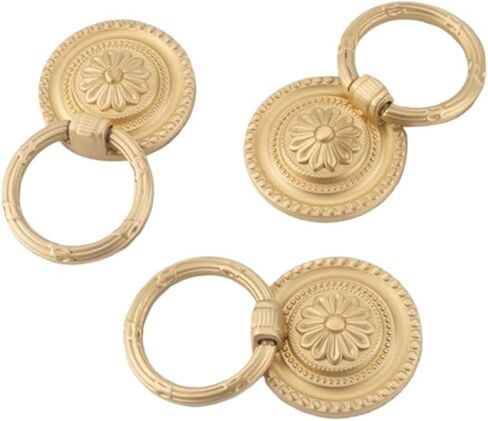L2088 Gold Solid Brass Classical Classal Handiture Hardware Hardware Mitry Mitter Drailer 1pcs in Saudi Arabia