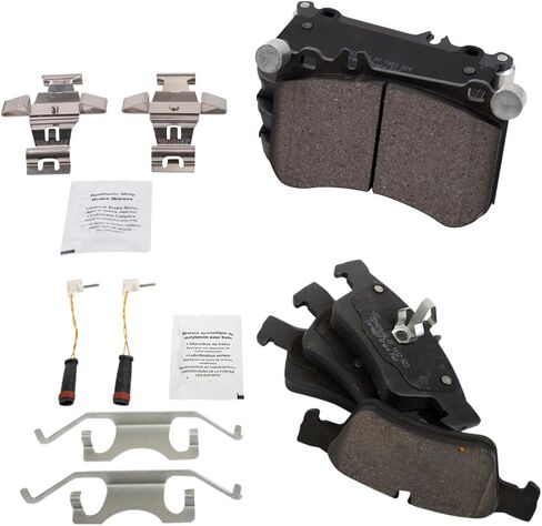 TRQ Brake Pads Ceramic Compatible with 2012-2017 Mercedes-Benz CLS550 2012-2014 E550 in Saudi Arabia