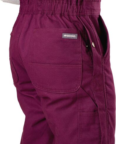 Berne Women's Softstone Duck Insulated Bib Overall in Saudi Arabia