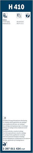 BOSCH H410 Rear Wiper Blade; 16" - Single in Saudi Arabia