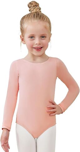 Century Star Leotard for Girls Long Sleeve -Ballet Dance Gymnastics Toddler Outfit Bodysuit Kids in Saudi Arabia