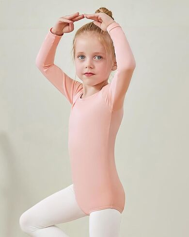 Century Star Leotard for Girls Long Sleeve -Ballet Dance Gymnastics Toddler Outfit Bodysuit Kids in Saudi Arabia