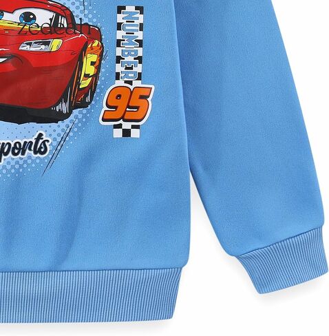 Disney Cars Lightning McQueen Boys T-Shirt Sweatshirt and Pants 3 Piece Set for Toddler and Big Kids in Saudi Arabia