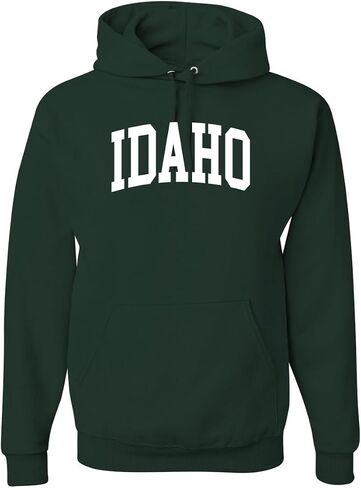Wild Bobby State of Idaho College Style Fashion Unisex Hoodie Sweatshirt in Saudi Arabia