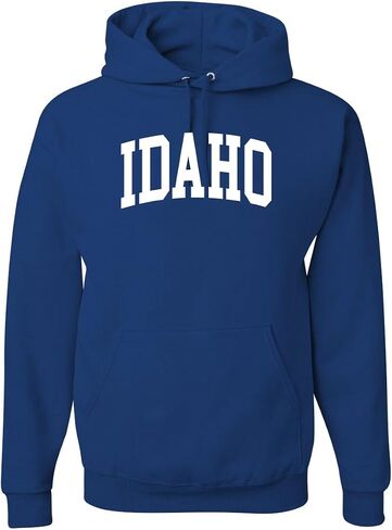 Wild Bobby State of Idaho College Style Fashion Unisex Hoodie Sweatshirt in Saudi Arabia