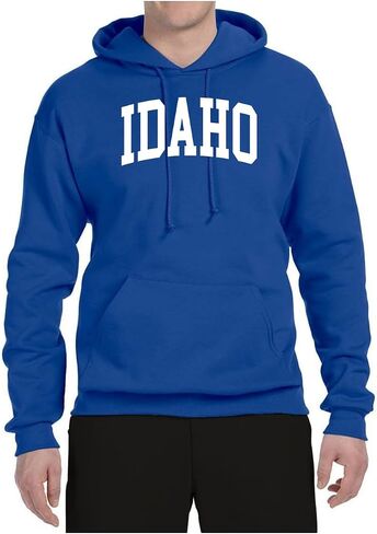 Wild Bobby State of Idaho College Style Fashion Unisex Hoodie Sweatshirt in Saudi Arabia