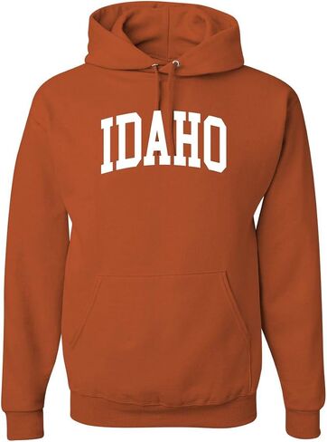 Wild Bobby State of Idaho College Style Fashion Unisex Hoodie Sweatshirt in Saudi Arabia