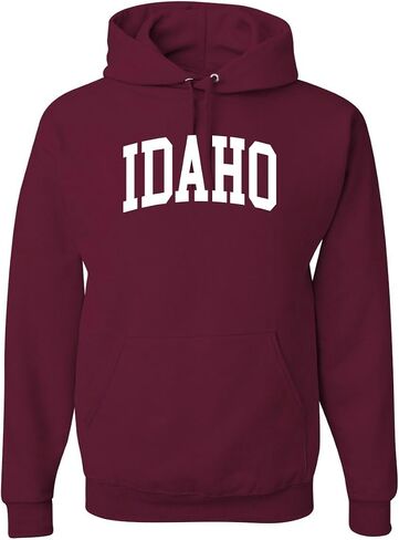 Wild Bobby State of Idaho College Style Fashion Unisex Hoodie Sweatshirt in Saudi Arabia
