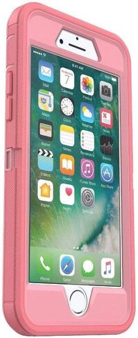 OtterBox Defender Series Case for iPhone SE (3rd and 2nd gen) and iPhone 8/7 (NOT Plus) - Case Only - Mint DOT (Tempest Blue/Aqua Mint/Mint DOT Graphic) in Saudi Arabia