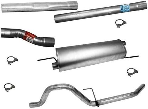 Replacement Parts For Ford 2005 2006 2007 2008 F-150 5.4L Muffler Tail Pipe Exhaust System 139" 145" Inch Wheelbase in Kuwait