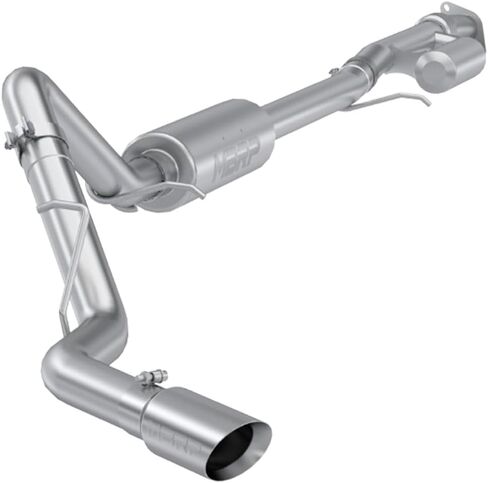 MBRP 19-24 GM 1500 Silverado/Sierra 2.7L Alum. Steel 3 Cat-Back w/ Single Side 4in Single Wall Tip in Saudi Arabia