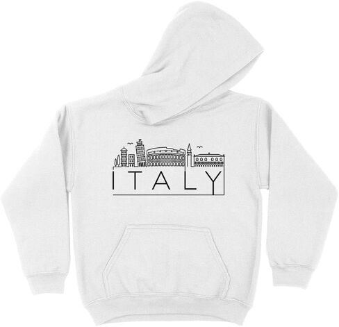 Skyline Italy Kids Hoodie Sweatshirt Youth in Saudi Arabia