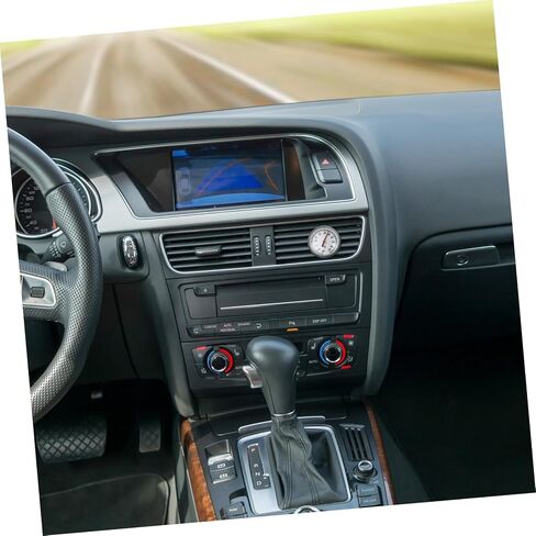 Cabilock Mechanical Car Thermometer Clock Shape Air Conditioner Gauge Red Interior Decoration Accurate Temperature Monitoring for Vehicle and Home Use Easy Installation Battery in Saudi Arabia