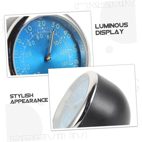 Luxshiny Car Dashboard ساعة إلكترونية مع مقياس حرارة توهج ليلي توهج متعدد الوظائف ترموستات سيارة كوارتز لمراقبة درجة الحرارة الحقيقية شاشة زرقاء مضيئة للقيادة الليلية الآمنة in Kuwait