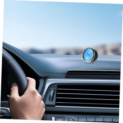 Luxshiny Car Dashboard ساعة إلكترونية مع مقياس حرارة توهج ليلي توهج متعدد الوظائف ترموستات سيارة كوارتز لمراقبة درجة الحرارة الحقيقية شاشة زرقاء مضيئة للقيادة الليلية الآمنة in Kuwait