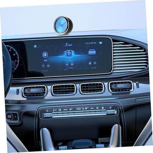 Luxshiny Car Dashboard ساعة إلكترونية مع مقياس حرارة توهج ليلي توهج متعدد الوظائف ترموستات سيارة كوارتز لمراقبة درجة الحرارة الحقيقية شاشة زرقاء مضيئة للقيادة الليلية الآمنة in Kuwait