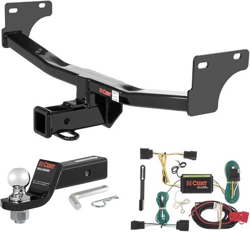 CURT Class 3 Trailer Hitch Tow Package with 2" Ball for 2011-2016 Jeep Patriot in Saudi Arabia