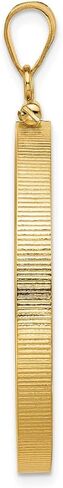 Generic 14k Polished 32.7mm x 3.00mm Screw Top Coin Bezel Pendant, Yellow in Saudi Arabia
