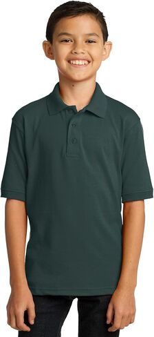 Port & Co Youth Core Blend Jersey Knit Polo-KP55y in Saudi Arabia