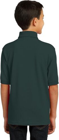 Port & Co Youth Core Blend Jersey Knit Polo-KP55y in Saudi Arabia