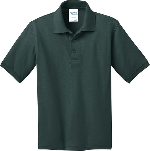 Port & Co Youth Core Blend Jersey Knit Polo-KP55y in Saudi Arabia