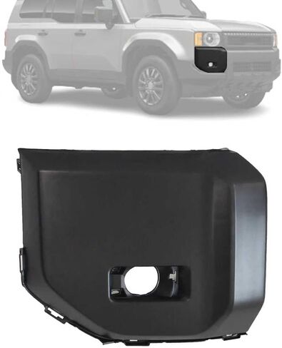 JX Racing Pumper Foglamp Guard Panel متوافق مع 2024 2025 Toyota Land Cruiser LC250 العلوي الغلاف المقطوع (جانب اليمين/الراكب) in Saudi Arabia
