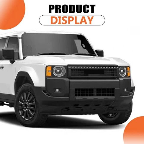 JX Racing Pumper Foglamp Guard Panel متوافق مع 2024 2025 Toyota Land Cruiser LC250 العلوي الغلاف المقطوع (جانب اليمين/الراكب) in Saudi Arabia