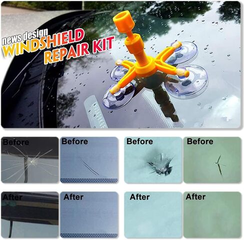 Automobile Windshield Chip Repair Kit,Car Window Repair Kit for Windshield Crack,Auto Windshield Repair Kit for Chips & Cracks in Saudi Arabia
