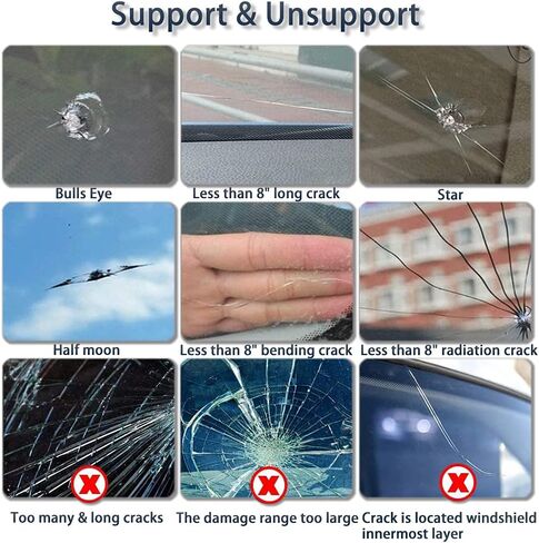 Automobile Windshield Chip Repair Kit,Car Window Repair Kit for Windshield Crack,Auto Windshield Repair Kit for Chips & Cracks in Saudi Arabia