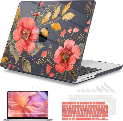 حافظة Mektron لجهاز MacBook Pro مقاس 14 بوصة إصدار 2023 M3 A2918 A2992 متوافقة مع إصدار 2022 2021 M2 A2779 M1 A2442 Pro/Max، غطاء كمبيوتر محمول صلب مطبوع من البلاستيك، جرافيتي C134 in Saudi Arabia