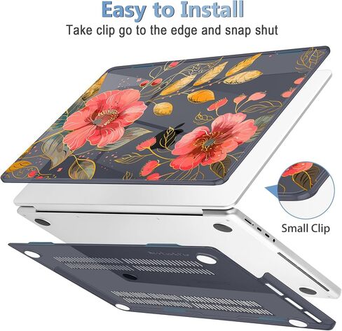 حافظة Mektron لجهاز MacBook Pro مقاس 14 بوصة إصدار 2023 M3 A2918 A2992 متوافقة مع إصدار 2022 2021 M2 A2779 M1 A2442 Pro/Max، غطاء كمبيوتر محمول صلب مطبوع من البلاستيك، جرافيتي C134 in Saudi Arabia