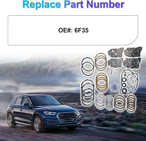 6f35 Gen2 Transmission Master Rebuild Kit W/ قابض لوحة FOTS FOR FORD EDGE 13-16/ ESCER 13-17/ Explorer 13-15/ FUSIN in Kuwait
