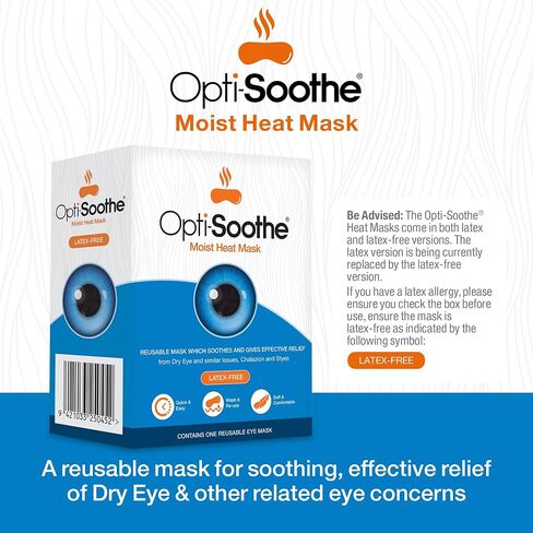 Opti-Soothe Moist Heat Mask - Re-usable Eye Mask for Soothing Dry Eye and Restoring Moisture to Eyes in Saudi Arabia