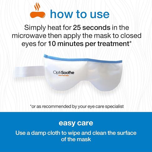 Opti-Soothe Moist Heat Mask - Re-usable Eye Mask for Soothing Dry Eye and Restoring Moisture to Eyes in Saudi Arabia