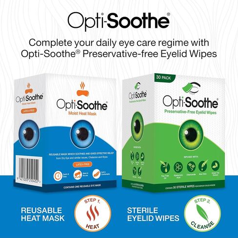 Opti-Soothe Moist Heat Mask - Re-usable Eye Mask for Soothing Dry Eye and Restoring Moisture to Eyes in Saudi Arabia