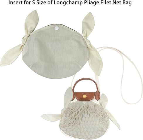 منظم إدراج حقيبة مصنوعة يدويًا لـ Longchamp Pliage Filet Multi-Functional الأكياس الداخلية إدراج الأكياس الداخلية للأكياس الصافية Longchamp (X) (L) in Kuwait