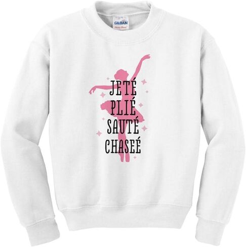 Ballet Terms List Kids Sweatshirt Youth in Saudi Arabia