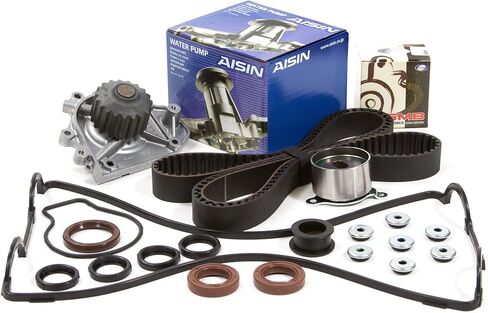 Evergreen TBK184VCA2 متوافق مع: 90-95 Acura Integra GS LS RS NON VTEC 1.8L B18A1 B18B1 TIMING KIT ، حشية غطاء الصمام ، ومضخة مياه AISIN in Saudi Arabia