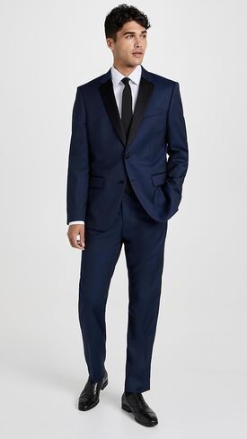 BOSS Men's Slim Fit Tuxedo, Navy, Blue, L in Kuwait