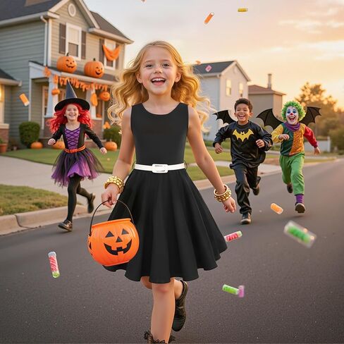 فستان بناتي عتيق من HB HBB MAGIC 50s فساتين مناسبة خاصة مقاس 6-14 بدون أكمام للأطفال in Kuwait