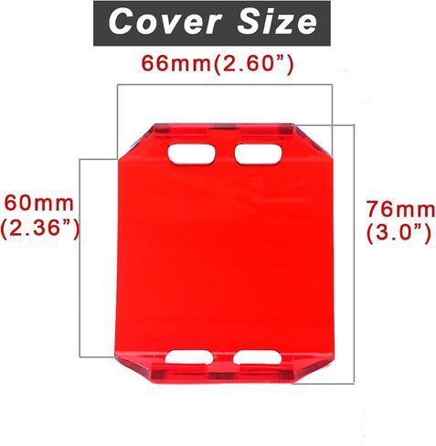 2pcs 4 بوصة القرون LED الأغطية الخفيفة على الطريق أغطية الأضواء على الطريق تغطية العدسة الخفيفة العدسة غطاء واقية من الغبار الأغطية لشاحنة ATV UTV SUV شاحنة 4 "مصابيح LED أضواء الضباب ضباب الدافع (2pcs الدخان الأغطية السوداء) in Kuwait