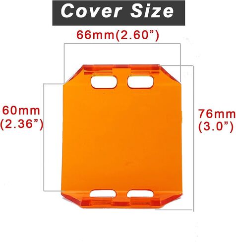 2pcs 4 بوصة القرون LED الأغطية الخفيفة على الطريق أغطية الأضواء على الطريق تغطية العدسة الخفيفة العدسة غطاء واقية من الغبار الأغطية لشاحنة ATV UTV SUV شاحنة 4 "مصابيح LED أضواء الضباب ضباب الدافع (2pcs الدخان الأغطية السوداء) in Kuwait