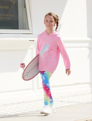 PATPAT Girls 2 Piece Outfits Long Sleeve Hoodie and Leggings Clothing Set Outfits for Girls in Kuwait